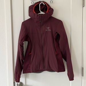 Maroon Arcteryx Atom LT